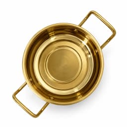 Edelstahltöpfe Gold (10er-Set)