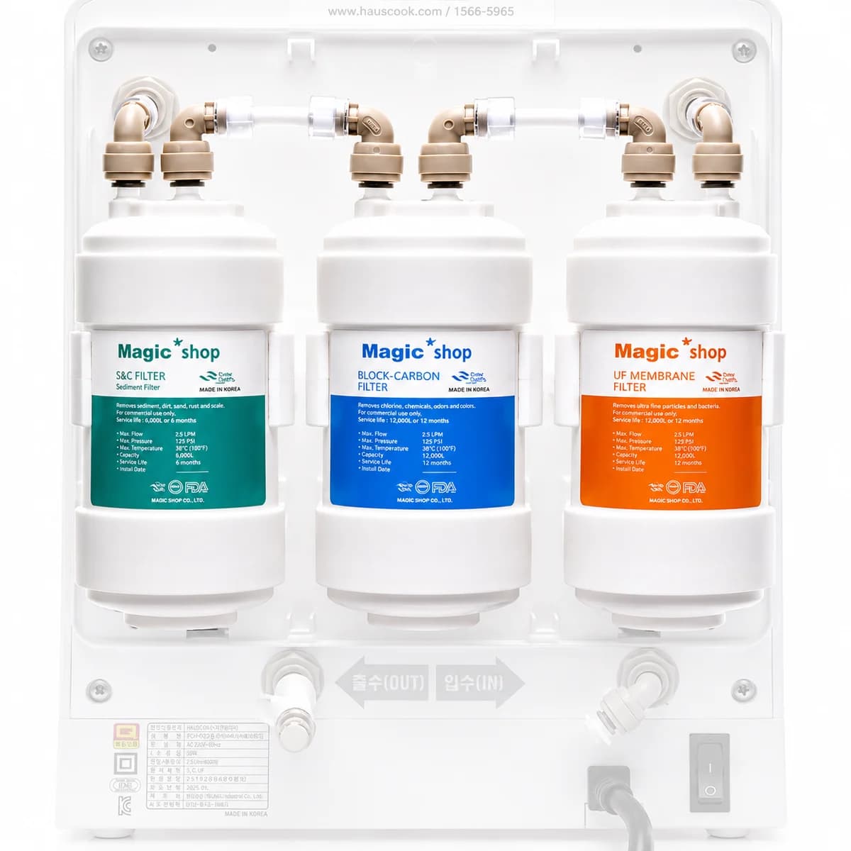 Zugang zum 4-Phasen-Wasserfilter